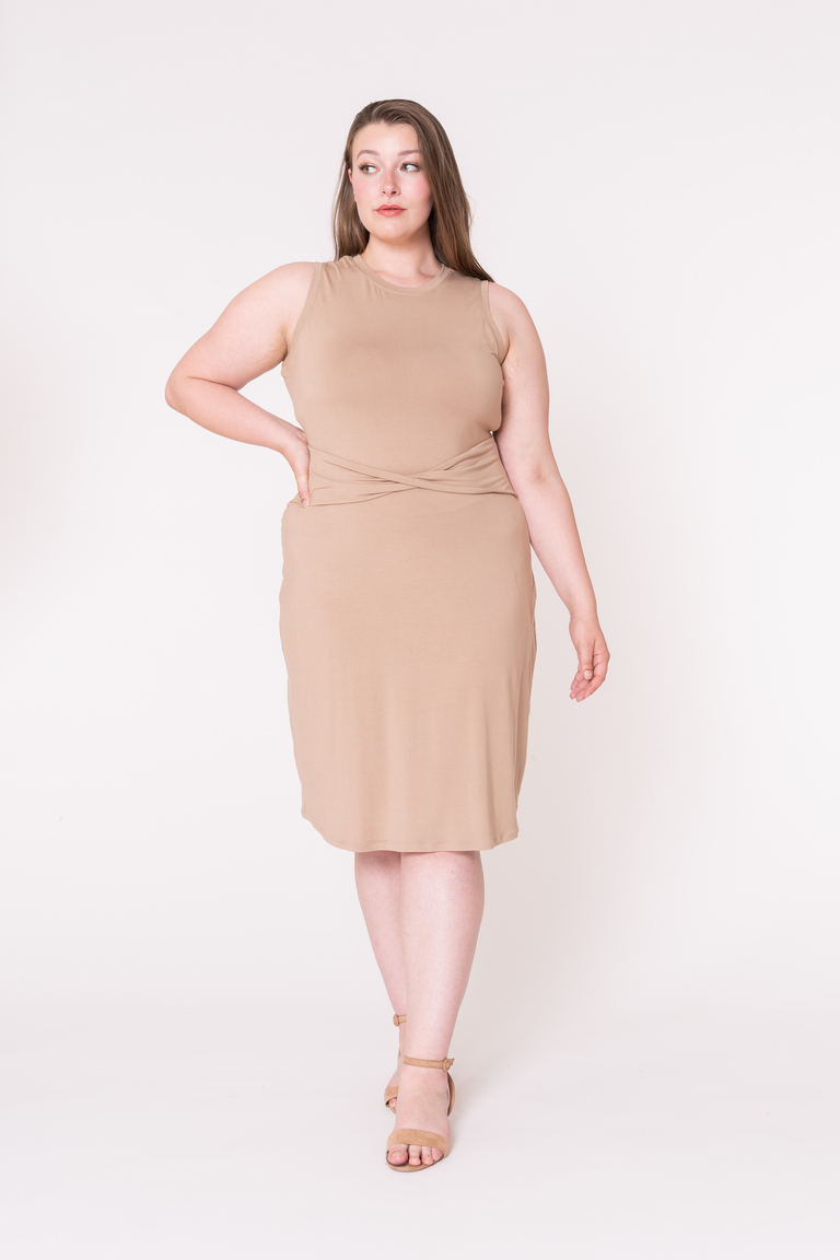 The Aaronica Top & Dress Bonus sewing pattern, from Seamwork