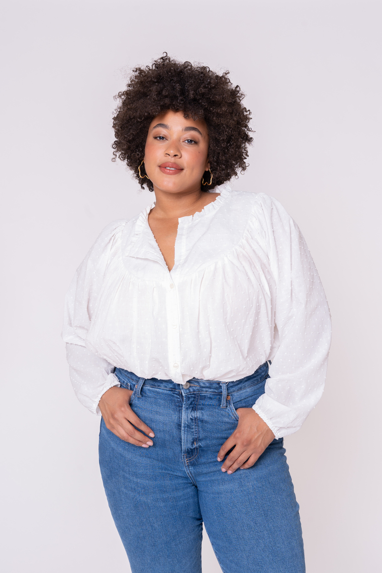 The Aims Blouse Bonus sewing pattern, from Seamwork