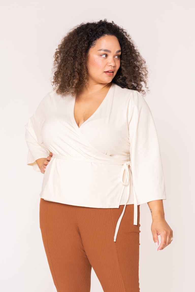 The Farah Top Bonus sewing pattern, from Seamwork