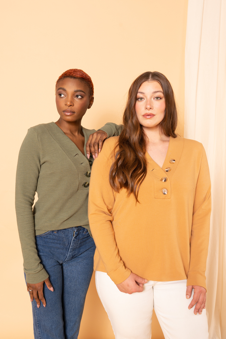 The Vicky Sweater Bonus sewing pattern, from Seamwork
