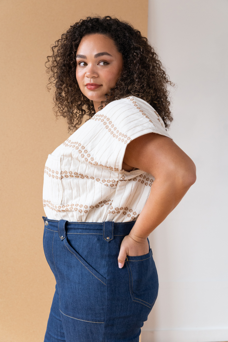 The Chelsea Jeans Bonus sewing pattern, from Seamwork