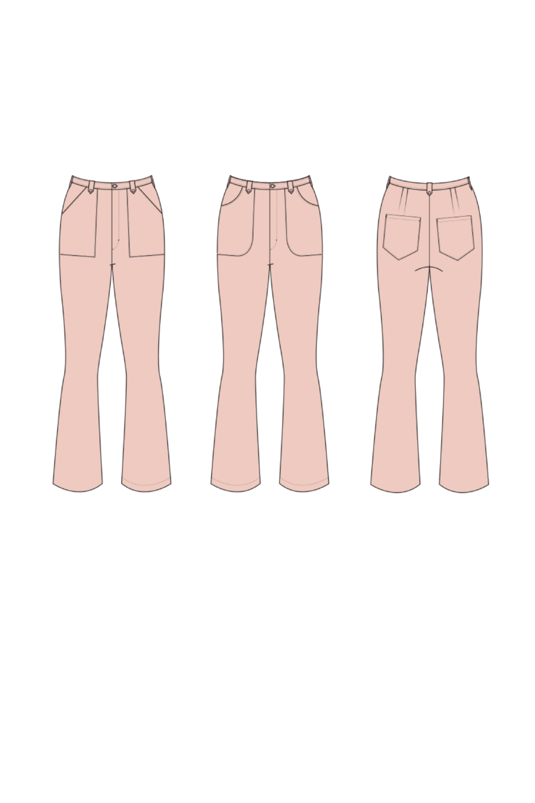 The Chelsea Jeans Bonus sewing pattern, from Seamwork