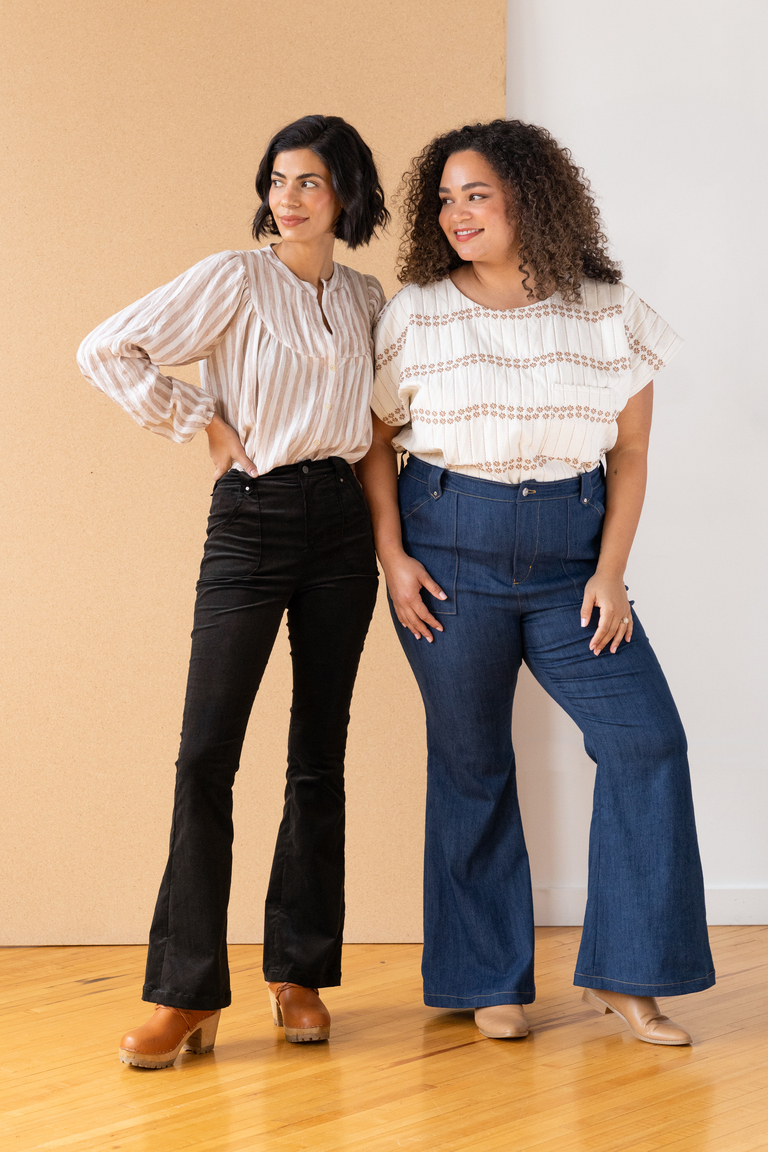 The Chelsea Jeans Bonus sewing pattern, from Seamwork