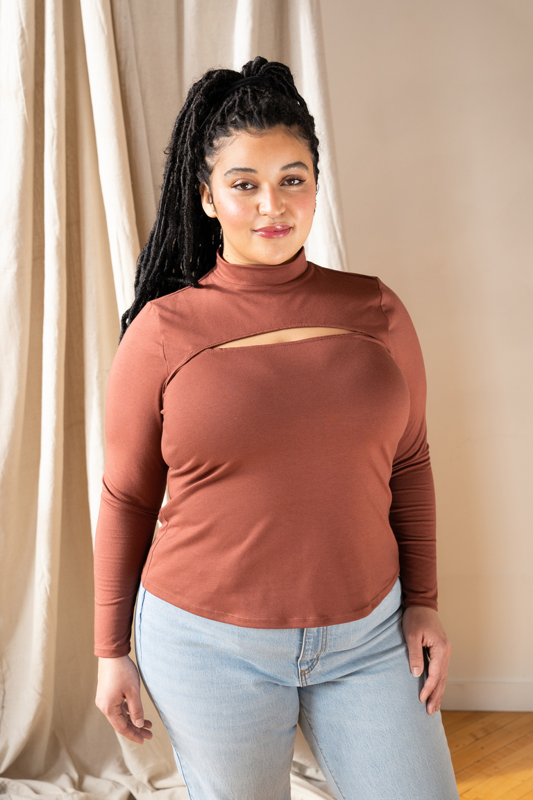The Jenny Top Bonus sewing pattern, from Seamwork