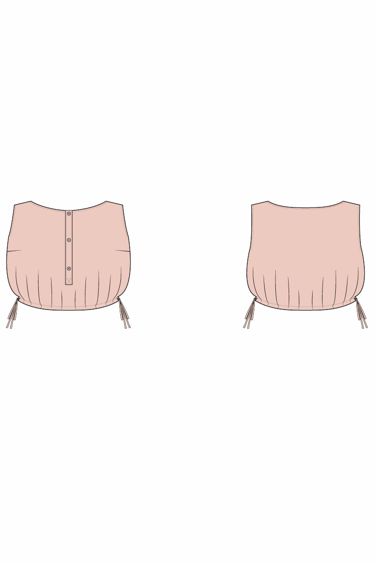 The Riley Top Bonus sewing pattern, from Seamwork