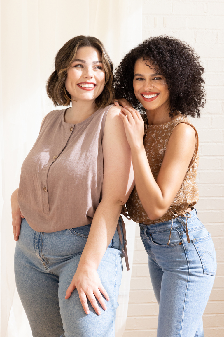 The Riley Top Bonus sewing pattern, from Seamwork