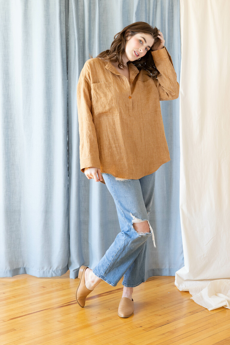 The Roan Tunic Bonus sewing pattern, from Seamwork