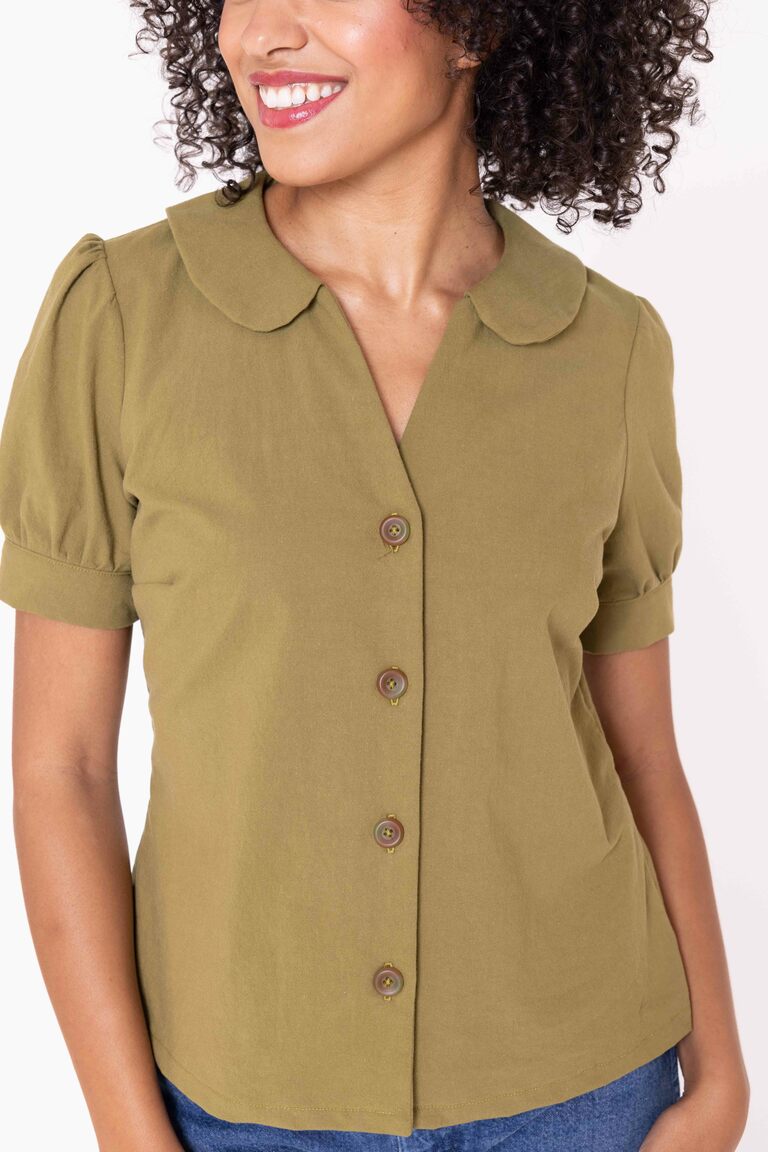 The Romie Blouse Bonus sewing pattern, from Seamwork