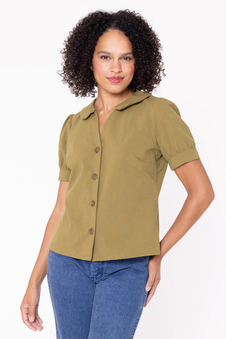The Romie Blouse Bonus sewing pattern, from Seamwork