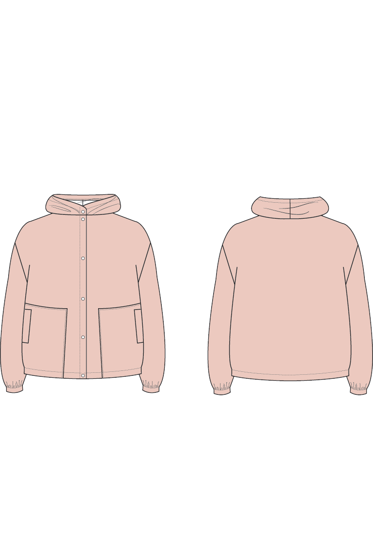 The Andi Jacket Bonus sewing pattern, from Seamwork