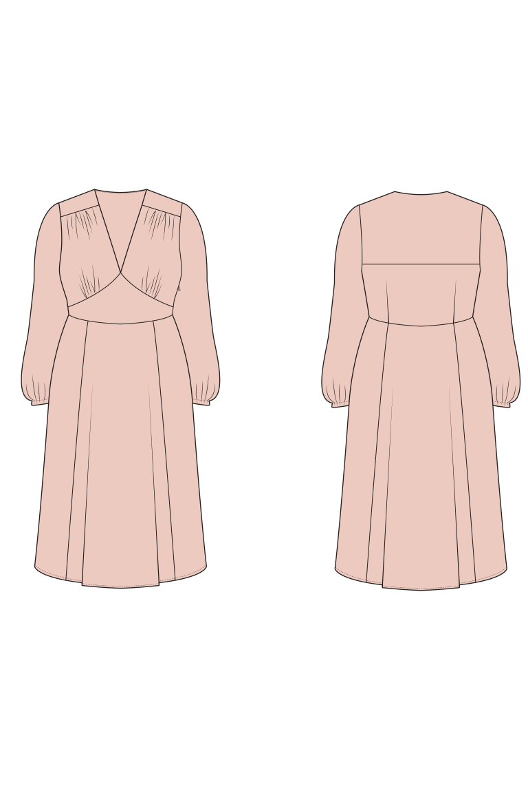 The Frankie Dress Bonus sewing pattern, from Seamwork