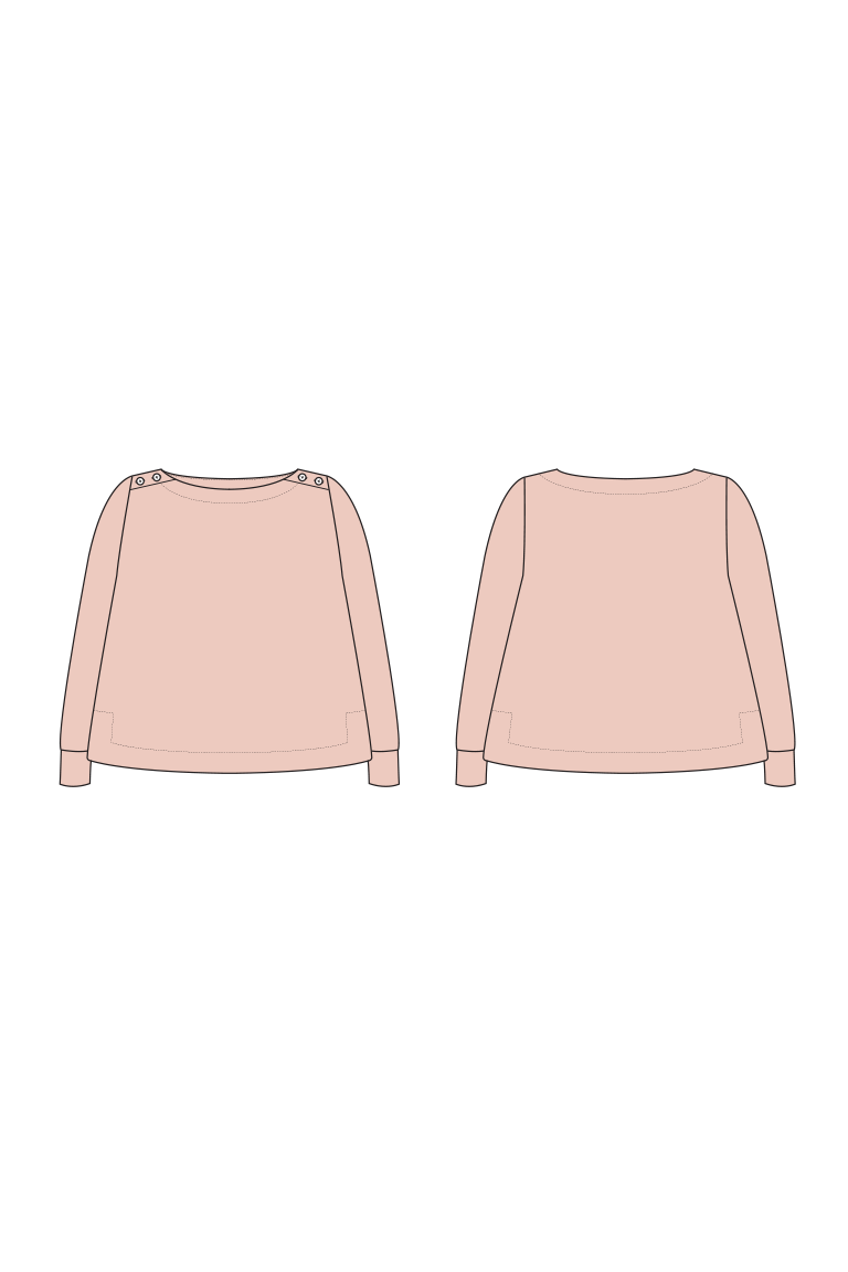 The Callen Sweater Bonus sewing pattern, from Seamwork