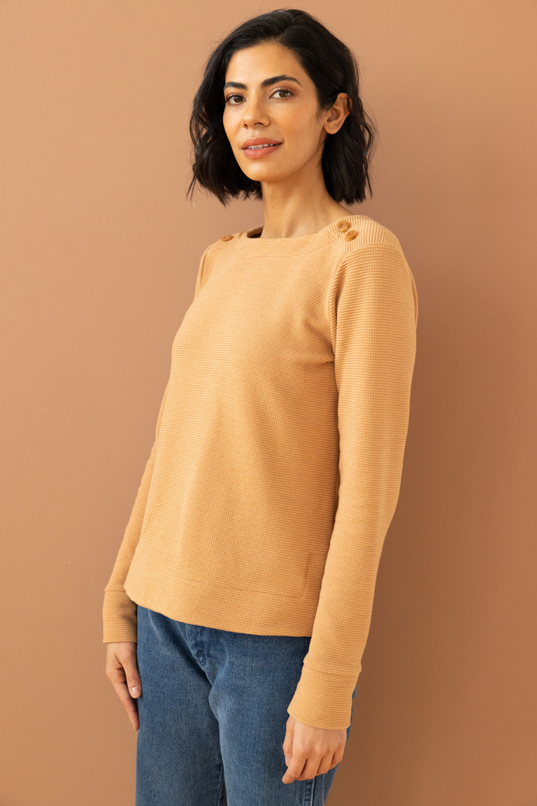 The Callen Sweater Bonus sewing pattern, from Seamwork