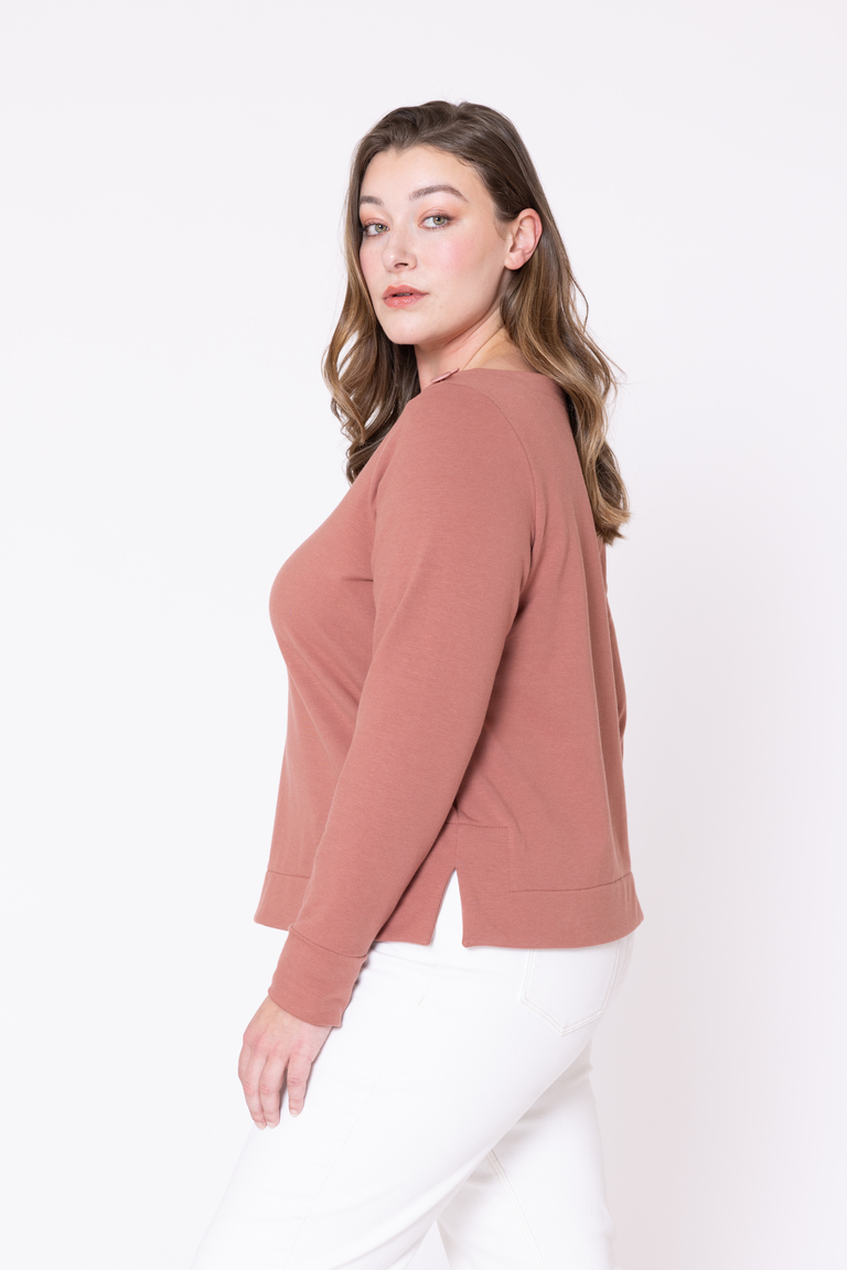 The Callen Sweater Bonus sewing pattern, from Seamwork