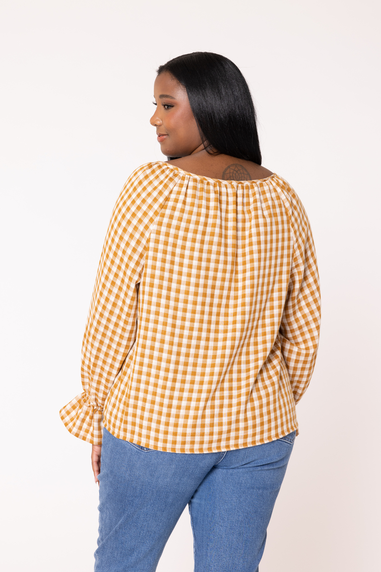 The Dara Blouse Bonus sewing pattern, from Seamwork