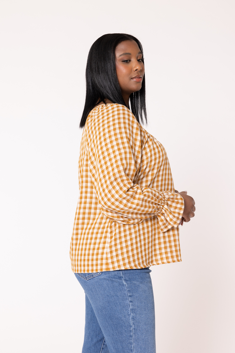 The Dara Blouse Bonus sewing pattern, from Seamwork