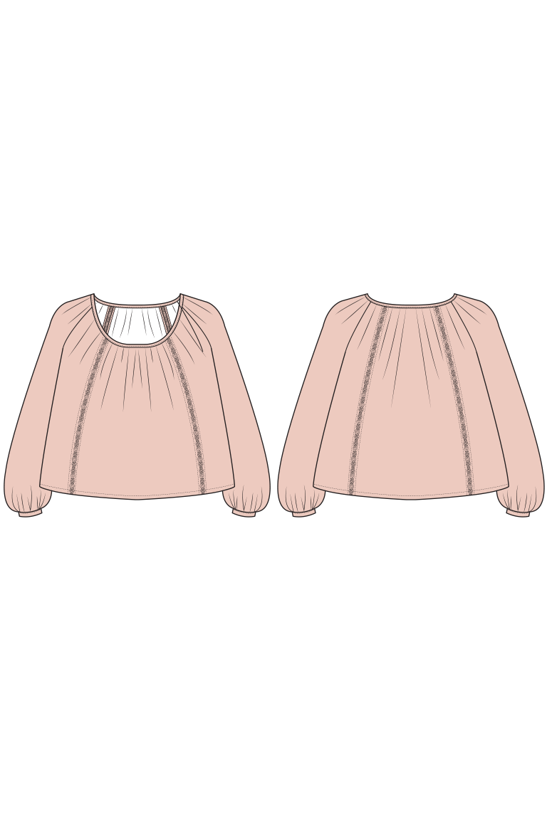 The Dara sewing pattern, from Seamwork
