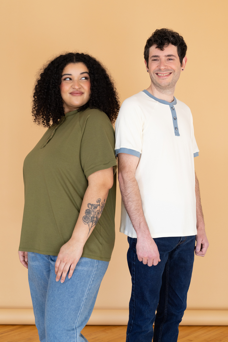 The Bowen T-shirt Bonus sewing pattern, from Seamwork