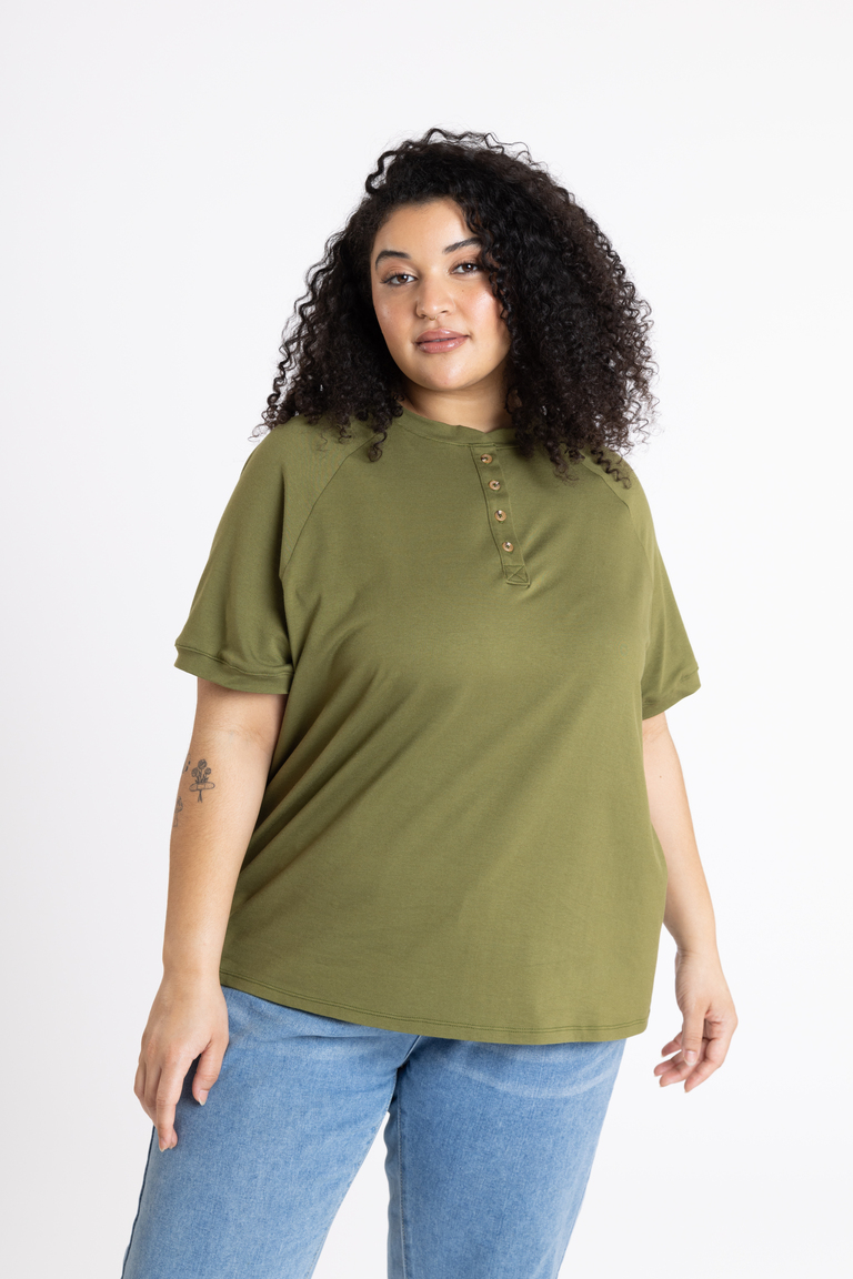 The Bowen T-shirt Bonus sewing pattern, from Seamwork
