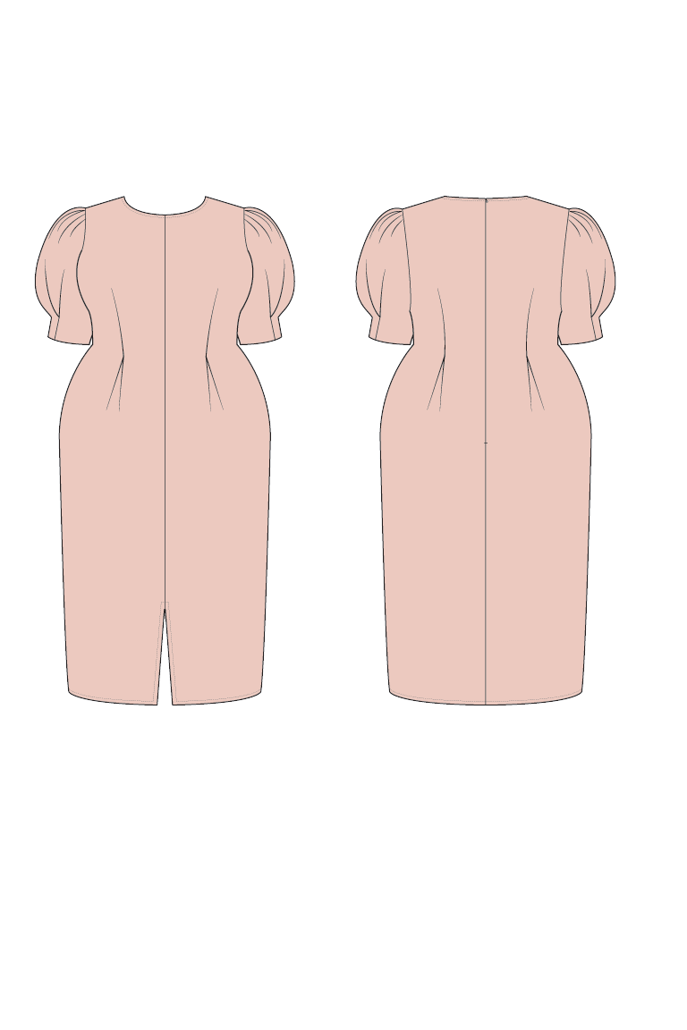 The Sloan Dress Bonus sewing pattern, from Seamwork