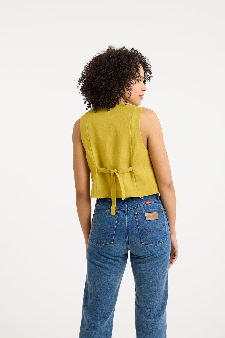 The Otto Vest Bonus sewing pattern, from Seamwork