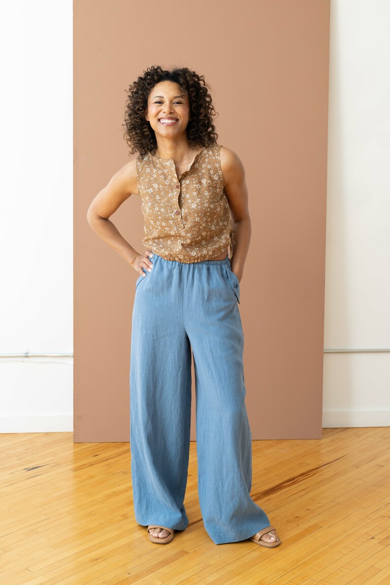 The Kirby Shorts Bonus sewing pattern, from Seamwork
