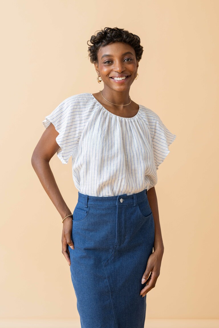 The Brookes Skirt Bonus sewing pattern, from Seamwork