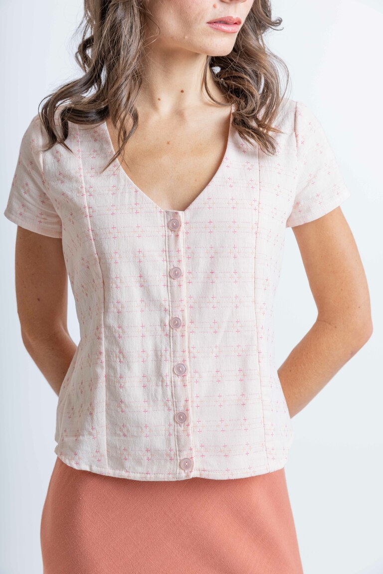 The Sage Top Bonus sewing pattern, from Seamwork