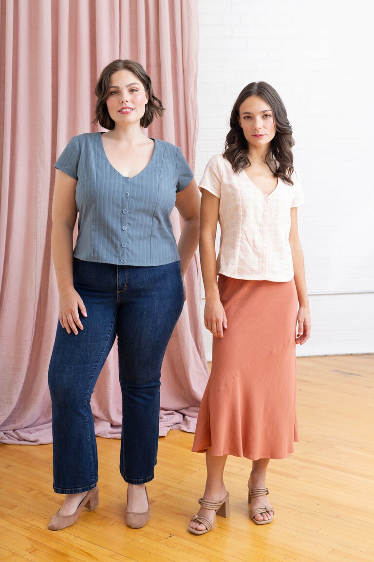 The Sage Top Bonus sewing pattern, from Seamwork