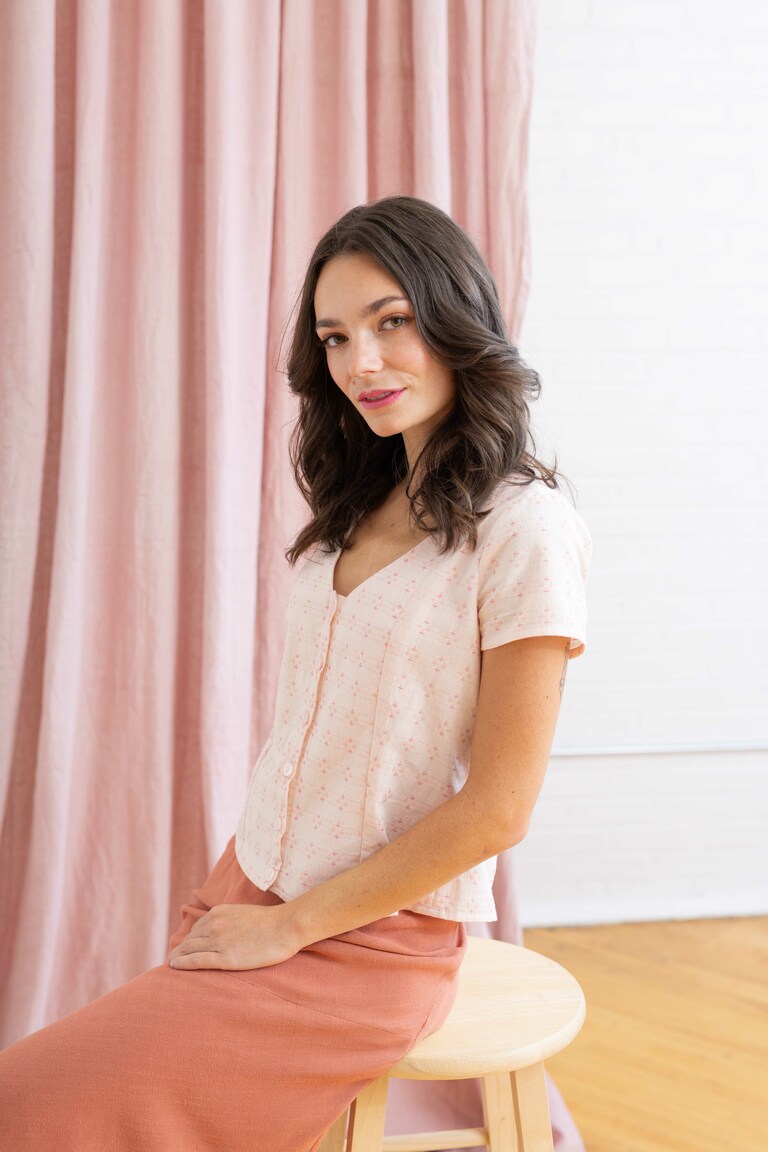 The Sage Top Bonus sewing pattern, from Seamwork