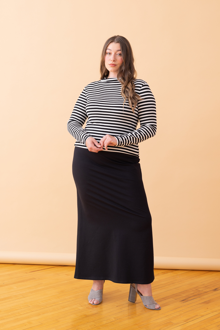 The Greer Skirt Bonus sewing pattern, from Seamwork
