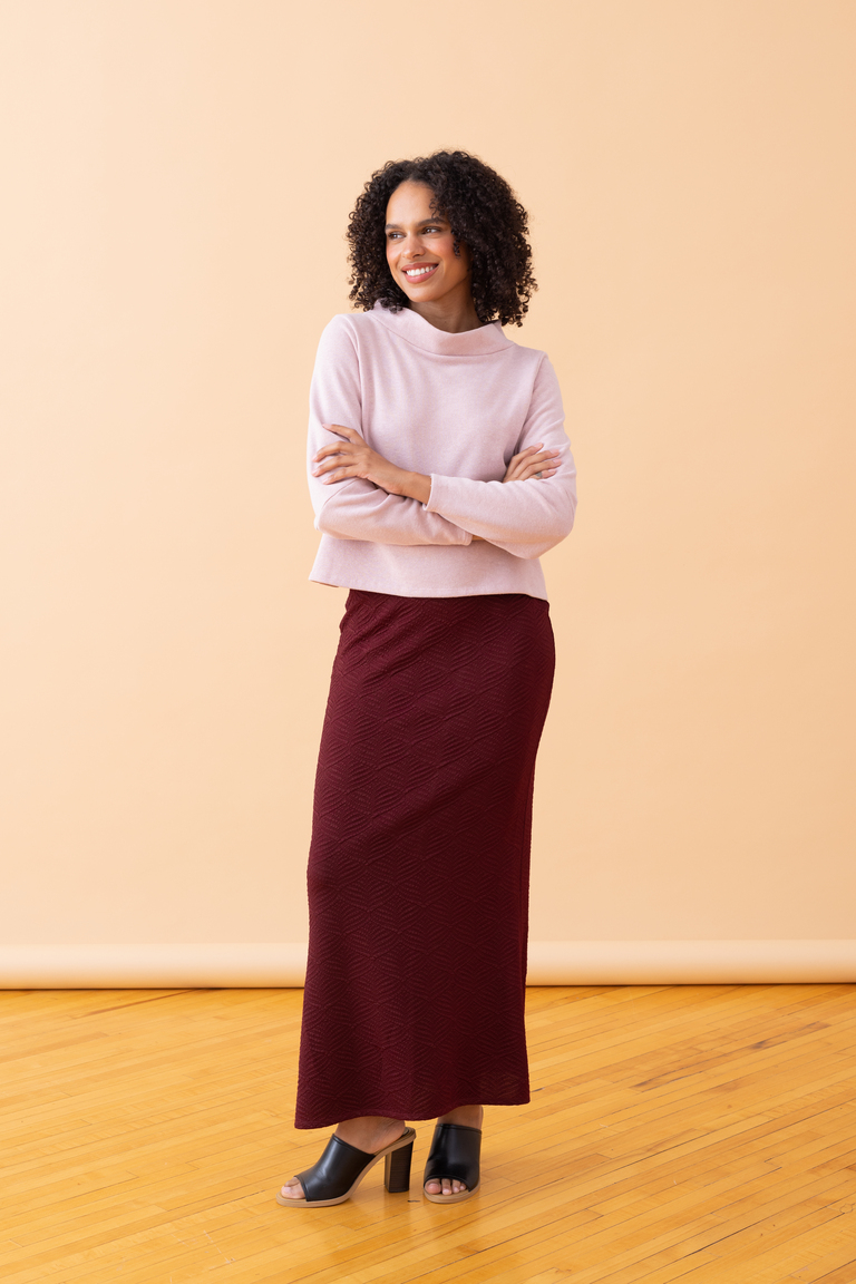 The Greer Skirt Bonus sewing pattern, from Seamwork