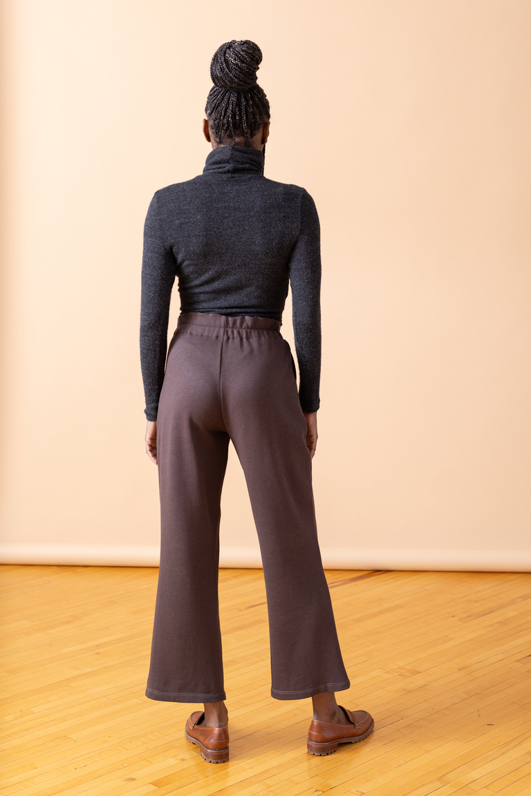 The Palmer Crop Flare sewing pattern, from Seamwork