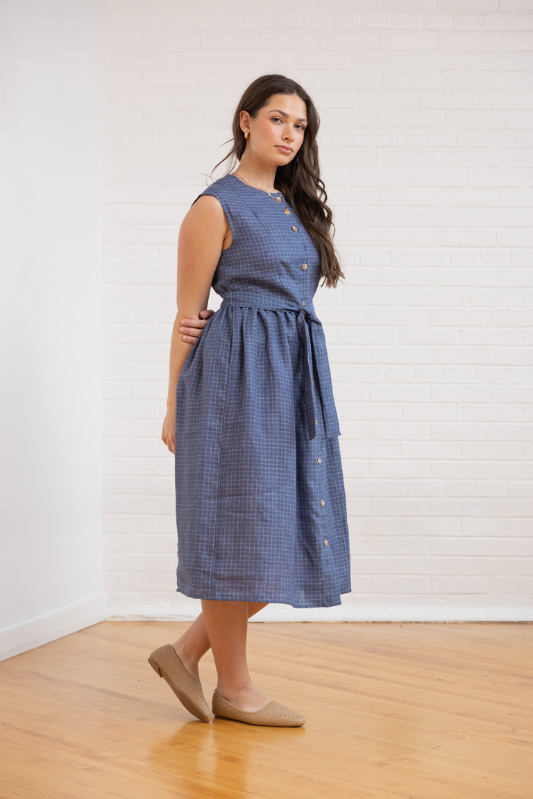 The Hill Dress with Gathered Skirt sewing pattern, from Seamwork