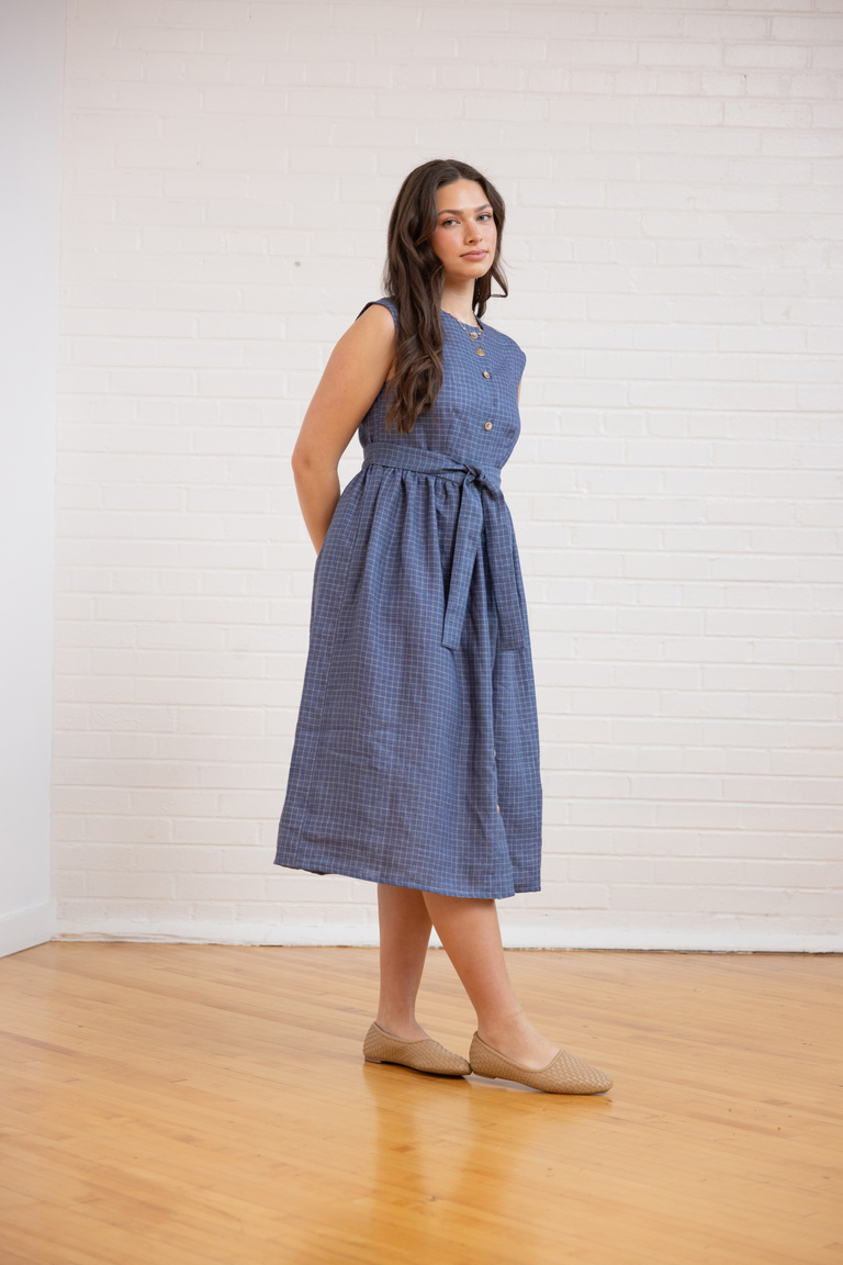 The Hill Dress with Gathered Skirt sewing pattern, from Seamwork