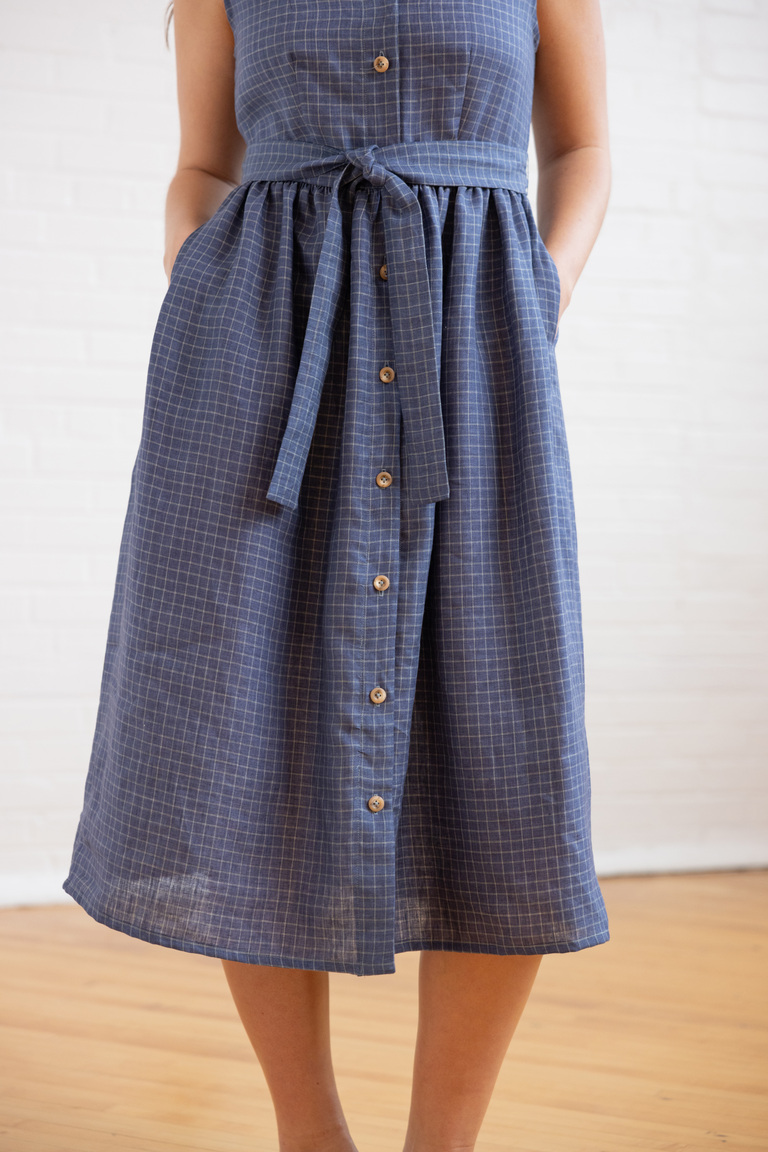The Hill Dress with Gathered Skirt sewing pattern, from Seamwork