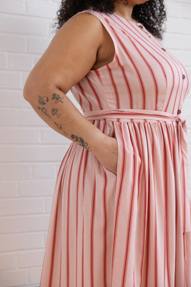 The Hill Dress with Gathered Skirt sewing pattern, from Seamwork
