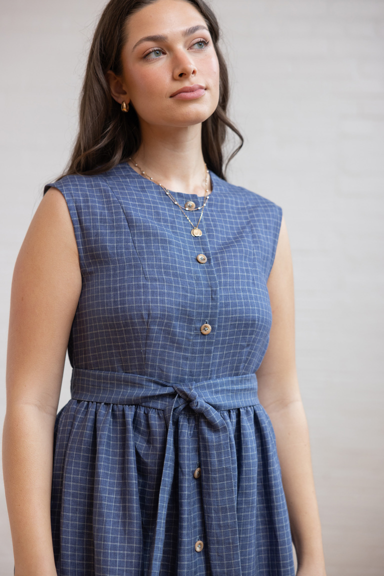 The Hill Dress with Gathered Skirt sewing pattern, from Seamwork