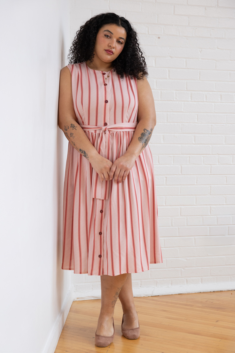 The Hill Dress with Gathered Skirt sewing pattern, from Seamwork