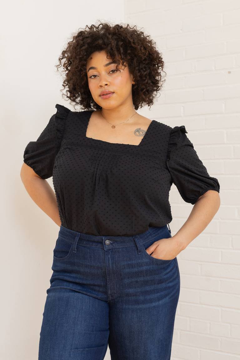 The Bloom Bonus Sleeve Ruffle sewing pattern, from Seamwork