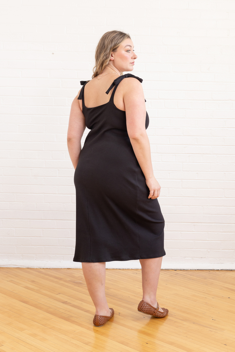 The Citron Tie Strap Bodycon Dress sewing pattern, from Seamwork
