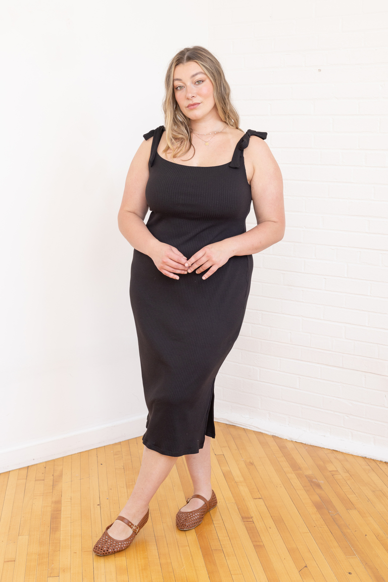 The Citron Tie Strap Bodycon Dress sewing pattern, from Seamwork