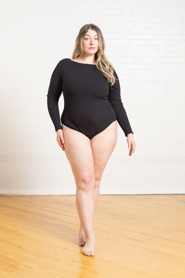 The Ione Boat Neck Bodysuit sewing pattern, from Seamwork
