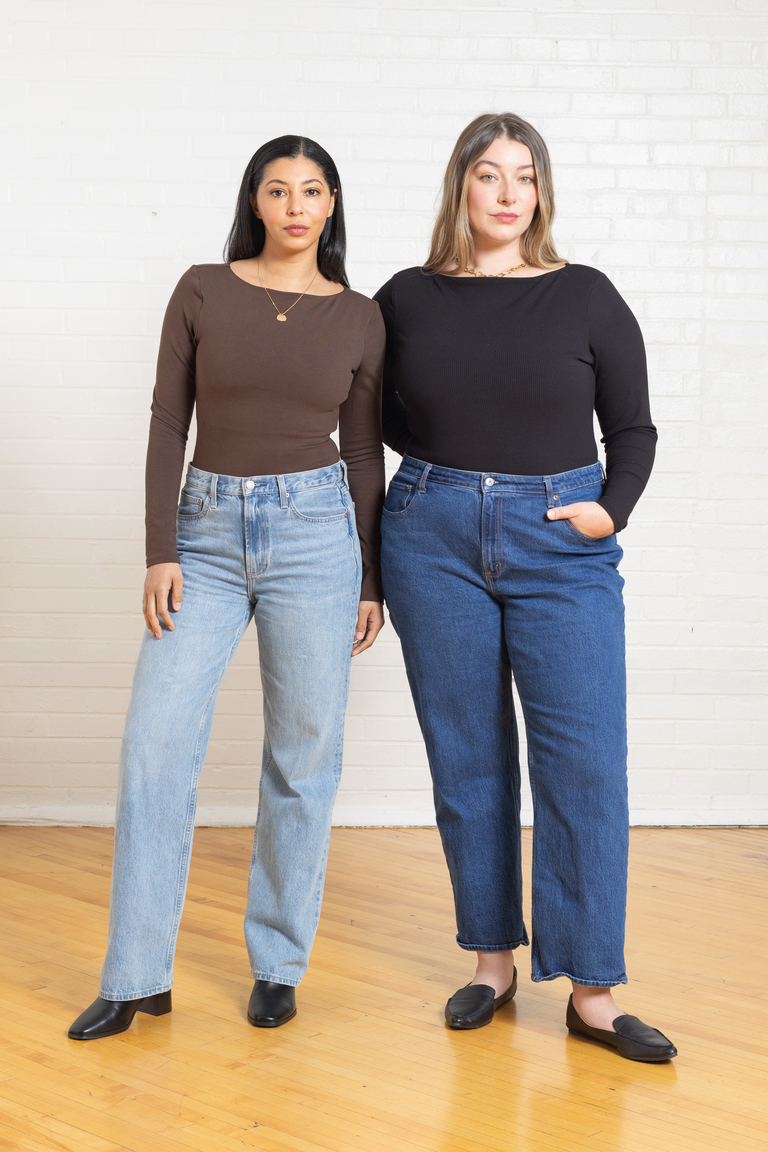 The Ione Boat Neck Bodysuit sewing pattern, from Seamwork