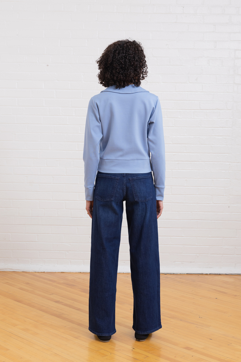 The Thistle  Peter Pan Collar Sweater sewing pattern, from Seamwork