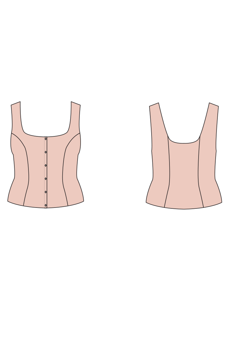 The Cassis sewing pattern, from Seamwork