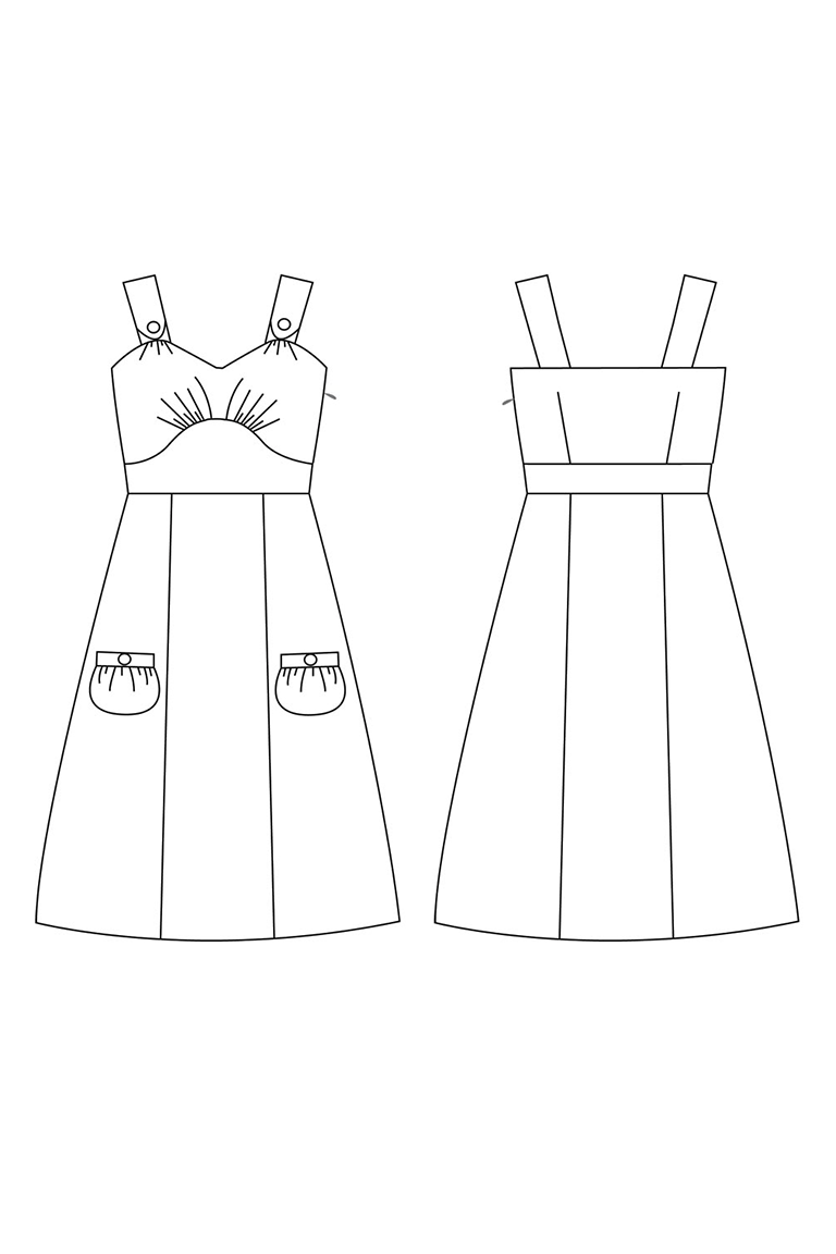 The Parfait sewing pattern, from Seamwork