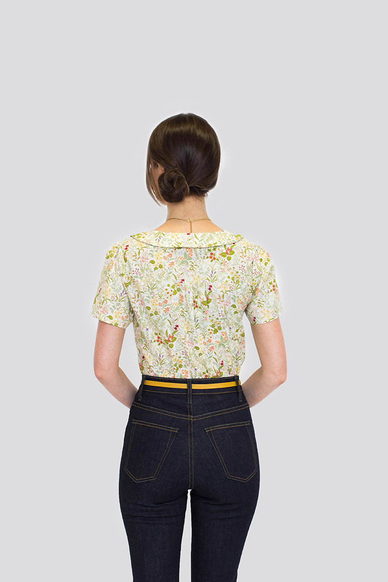 The Violet Blouse Sewing Pattern, by Seamwork