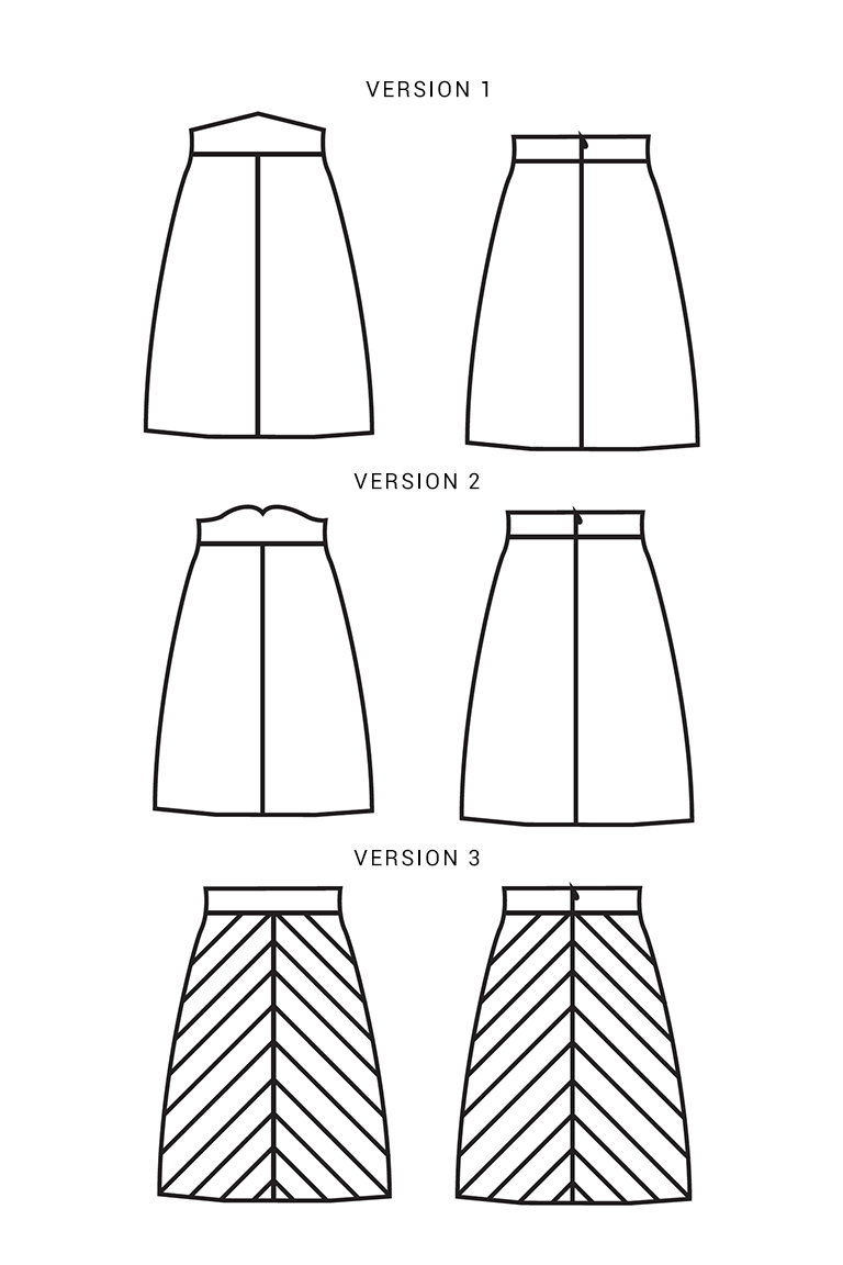 The Ginger sewing pattern, from Seamwork
