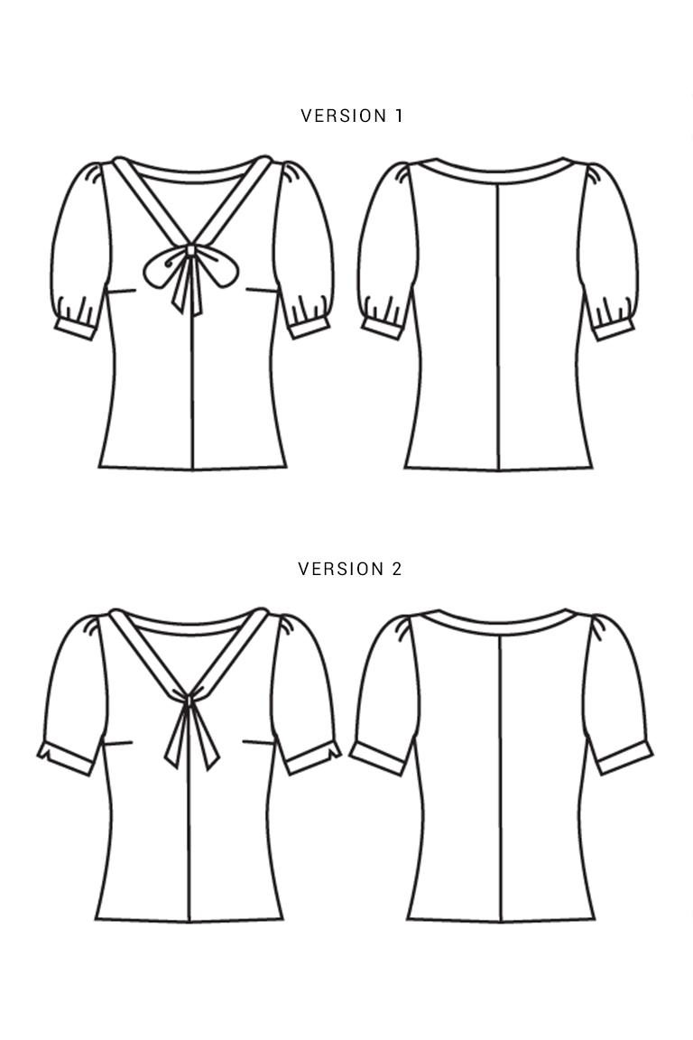 The Jasmine sewing pattern, from Seamwork